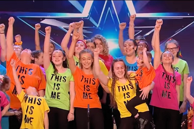 Sign along with us performing on Britain's Got Talent