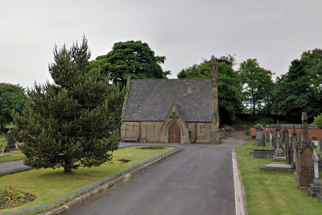The chapel pictured before the fire. Picture - Google, DigitalGlobe