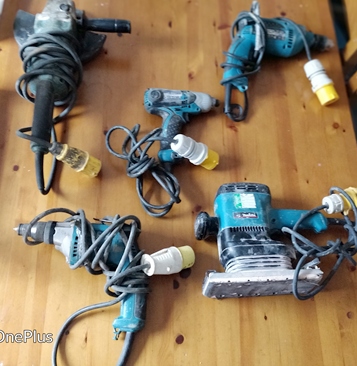 Images of the tools recovered on Sunday 8 August