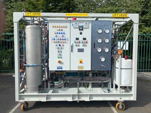 The reverse osmosis desalination plants and associated water treatment equipment for the Royal Navy