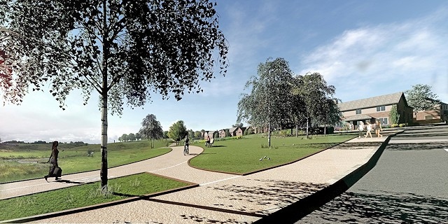 Smithy Bridge proposed development (Roch Valley) - indicative image. Credit: Taylor Wimpey.