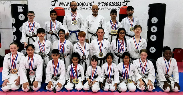 Dojo Karate achieved gold, silver and bronze at the Midland Open Championships