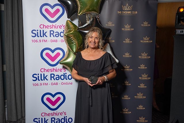 Pam Shanker was presented with the award at Cranage Hall in Cheshire on 17 November