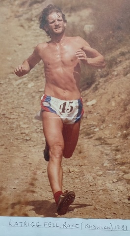 Kev Shand, organiser of the Blackstone Edge Fell Race and the Turnslacks Fell Race, is retiring (pictured during the 1981 Latrigg Fell Race at Keswick)