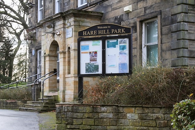 Hare Hill House overlooks Hare Hill Park in Littleborough