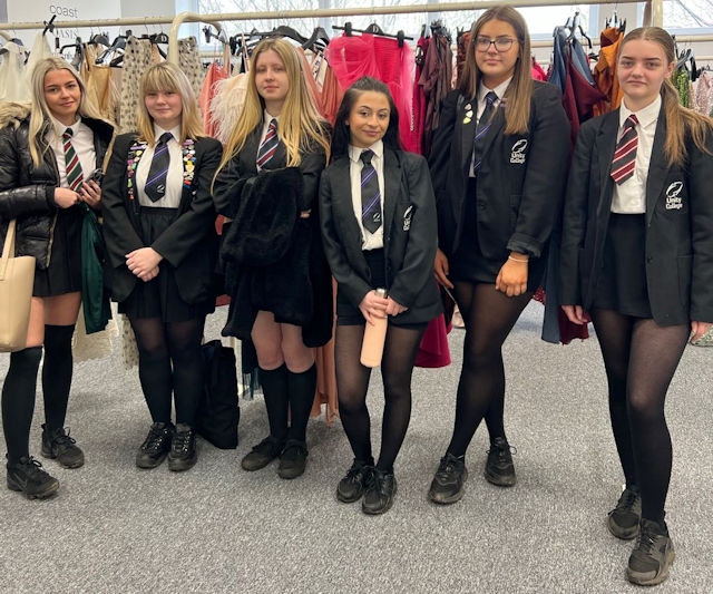 Boohoo hosted a special event for girls from five schools - including Wardle Academy - to choose a prom dress