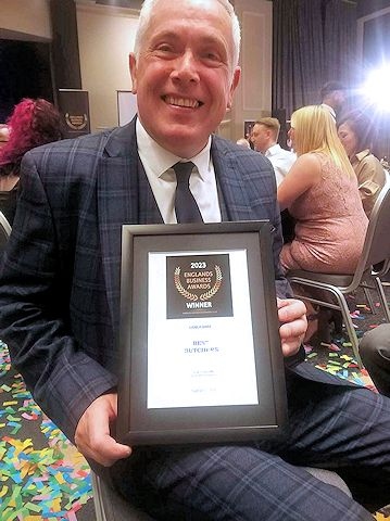 Karl Leach of KL Butchers was named best in Lancashire