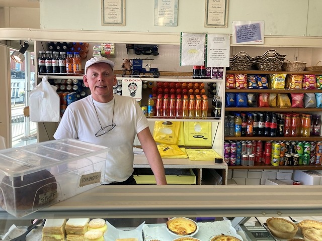 Stephen Thomas, owner of Smith's Bakery in Castleton