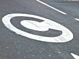 Congestion charging road mark