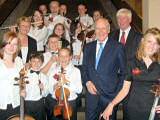 Sir Menzies Campbell with Rochdale Youth Orchestra at Rochdale Town Hall on Friday 12 October