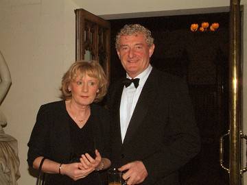 Malcolm Dunphy MBE, Chairman of Chamber Business Connections with his wife Brenda
