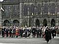Rochdale's Remembrance Day Parade and Memorial Service at Rochdale Cenotaph 