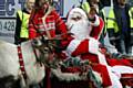 Father Christmas and his reindeer visit Middleton