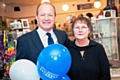 Small Business Saturday<br />Angela Jenkin owner of Number Ten Gallery with Simon Danczuk MP