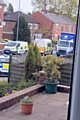 Police at the scene on Rochdale Road, Middleton
