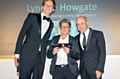 Lynette Howgate, Middleton Shopping Centre manager, with her award