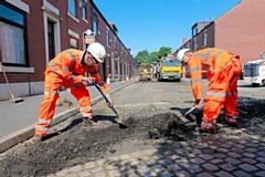 The council pothole repair programme 