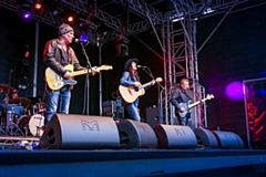 Between The Vines played Rochdale Feel Good Festival in 2019 after winning the competition