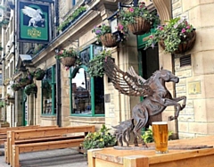 The Flying Horse has been named best pub in the borough by Rochdale, Oldham and Bury CAMRA