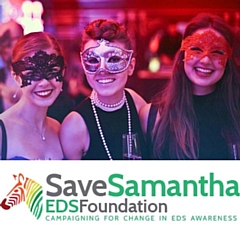 Save Samantha EDS Foundation charity launch masquerade ball 