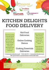 The ‘Kitchen Delights Food Delivery’ scheme will run each week until the end of August