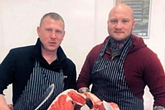 Stephen Bamford & Darren Rushton from Cryers Butchers