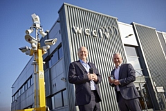 WCCTV CEO David Gilbertson on the left, and founder Tim Williams on the right