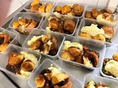 Some of the roast dinners provided at Brentwood