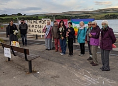 The Rochdale and Littleborough Peace Group remembered the victims of the atomic bombs dropped in Japan during World War Two