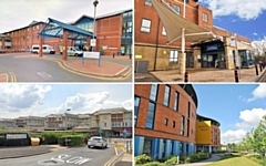 Northern Care Alliance hospitals: Rochdale Infirmary, Fairfield General Hospital, the Royal Oldham Hospital, Salford Royal Hospital
