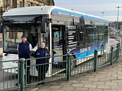 First Manchester drivers with Mellor Sigma 10 bus