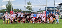 Local military veterans joined forces with 26 other veterans from all three services, representing appropriately 15 masters clubs throughout the UK, including Rochdale Masters