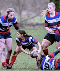 Morgan Pearson (centre) has been chosen for the England Community Lions Ladies