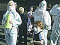 Anyone near the site must wear a protective suit