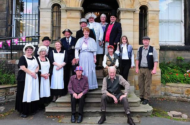 The Hare Hill Heroes in costume for the Heritage Open Days 2016