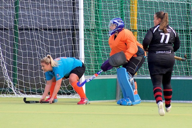 Rochdale keeper Sam Partington and defender Becki Moon
