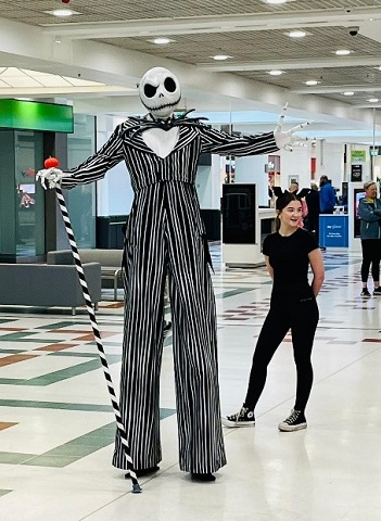 Jack Skellington from Tim Burton's The Nightmare Before Christmas