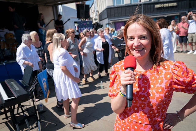 The music stage will be hosted by Di Lynham from Happy Radio UK