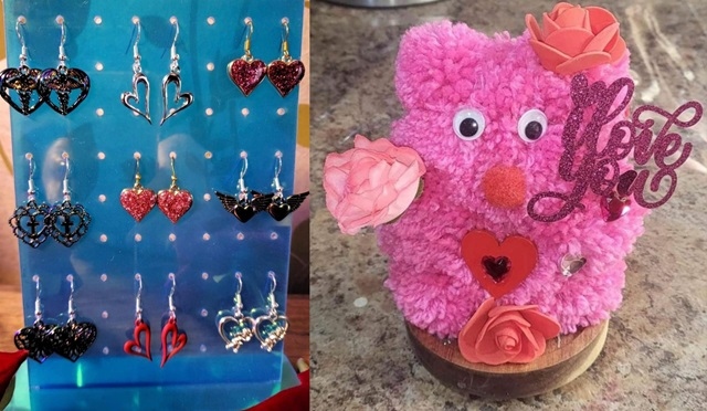 Each local vendor will offer a variety of unique handmade crafts and thoughtful tokens of affection suited to anyone’s love language