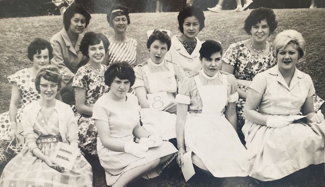 Lilian Fairhurst (front row, second from right)
