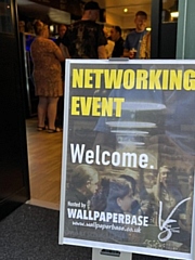 The networking event at Vinesteins