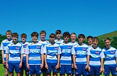 The Whitworth Community High School rugby teams sporting their new kit