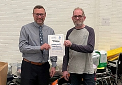 Craig Allen (CBRE Estate Manager, Heywood Distribution Park) and Graeme Allen (GTC Removals)