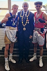 Calum McLeod, NW representative and Austin Heneghan