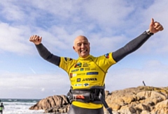 John McLawrence, achieved this remarkable feat despite growing up far from the coast, a rarity in the world of competitive windsurfing.