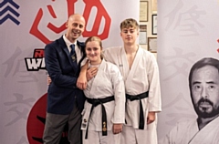 The family are all now blackbelts 