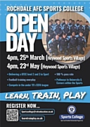 Rochdale AFC Sports College Open Day