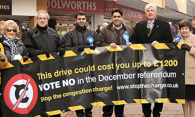 Local Conservatives say 'no' to congestion charging.