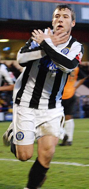 Adam Le Fondre celebrates after opening the scoring