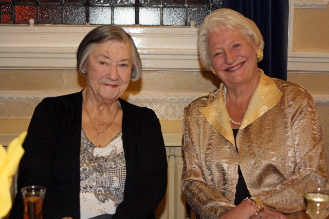 Springhill Hospice President and Founder, Margaret Geoghegan, and Dame Mary Peters DBE
 
